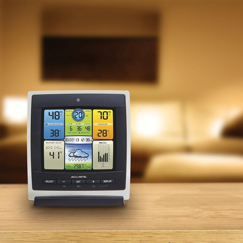 Acurite Notos (3-in-1) Weather Station for Indoor/Outdoor Temperature, Humidity, and Wind Speed (00589M), 1.5, Full Color - Image 3