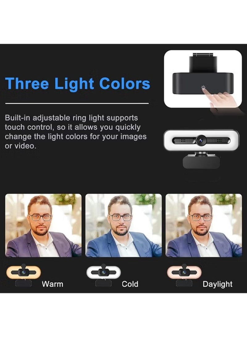 إكس ليفيل كاميرا ويب 4K مع ميكروفون لسطح المكتب - Image 2