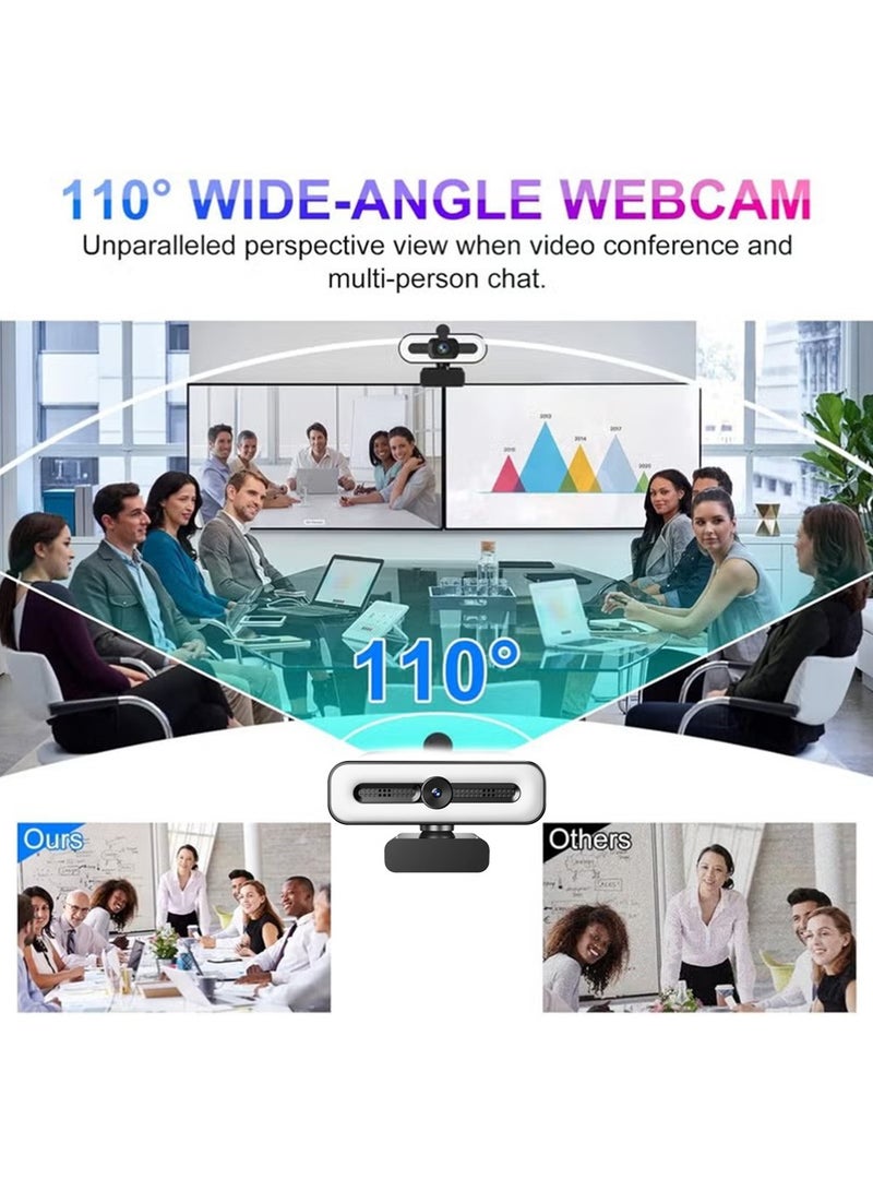 إكس ليفيل كاميرا ويب 4K مع ميكروفون لسطح المكتب - Image 4
