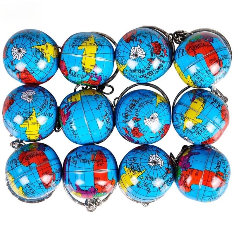 Rhode Island Novelty 1" Globe Keychain - Image 4