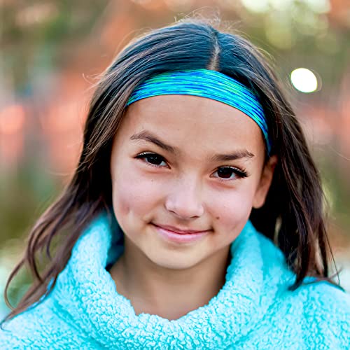 FROG SAC Headbands for Girls - 6 Adjustable No Slip Head Bands for Kids, Athletic Sport Hair Bands for Women, Stretch Elastic Workout Headband Hair Accessories (Multicolor 5, Universal) - Image 5