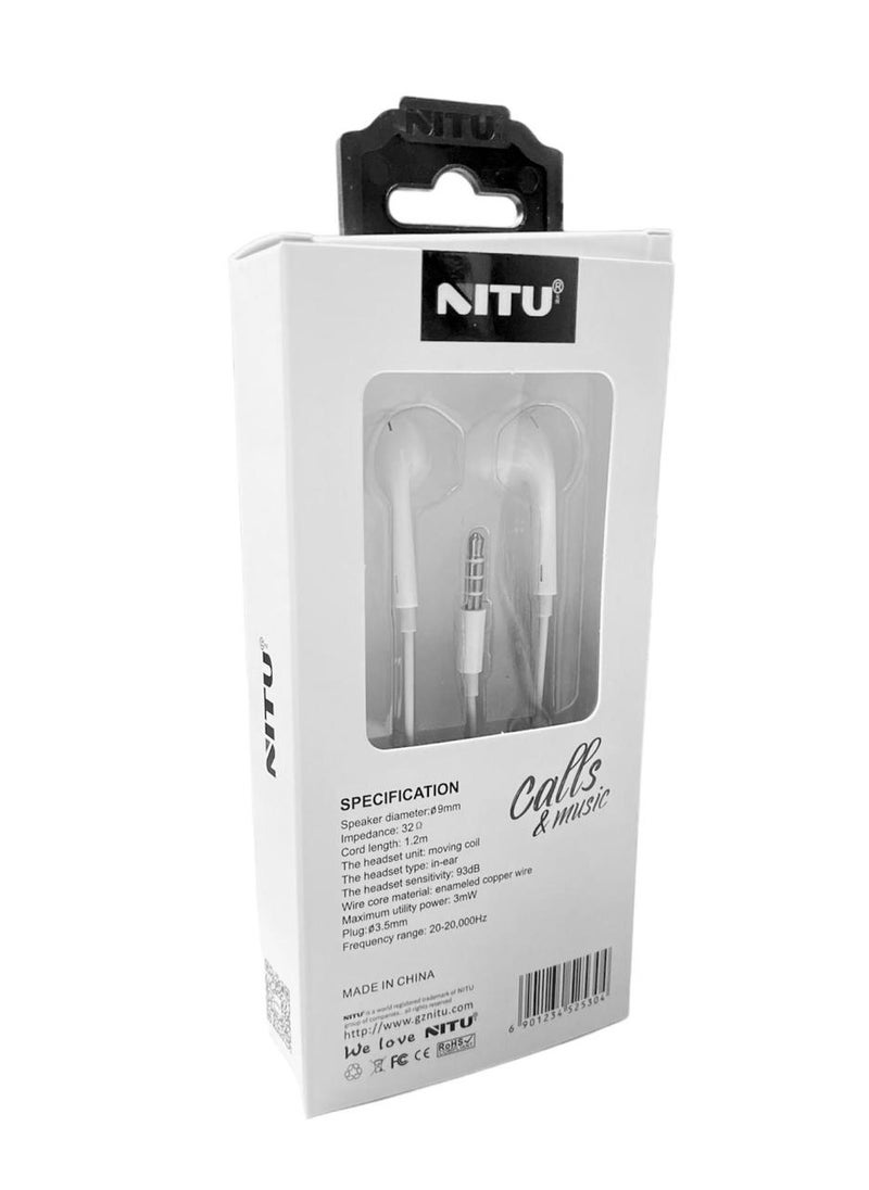 NITU In-ear Wired Earphones White NTH19 - pzsku/Z9FC56CA0033DFF7F5C4EZ/45/_/1720112958/6f1ec32a-2920-45b0-8aeb-2738a162f7c0