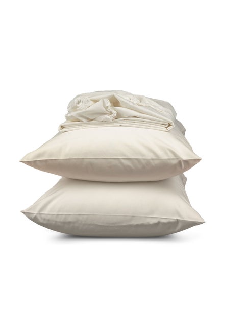 Fitted Sheet Set Off White 180x200