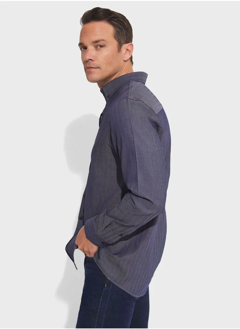 جون Essential Patterned Regular Fit  Shirt