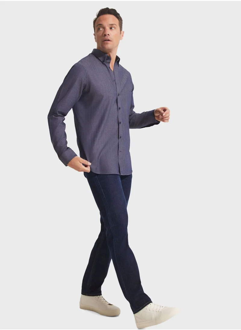 جون Essential Patterned Regular Fit  Shirt