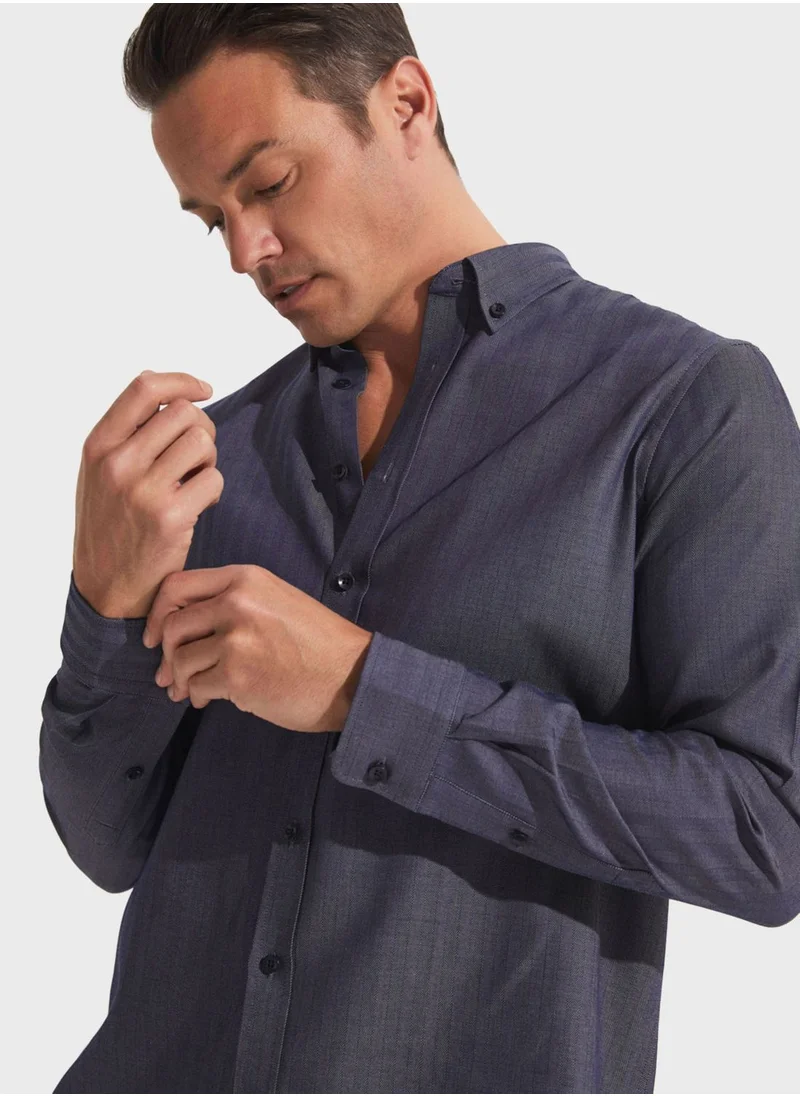 جون Essential Patterned Regular Fit  Shirt