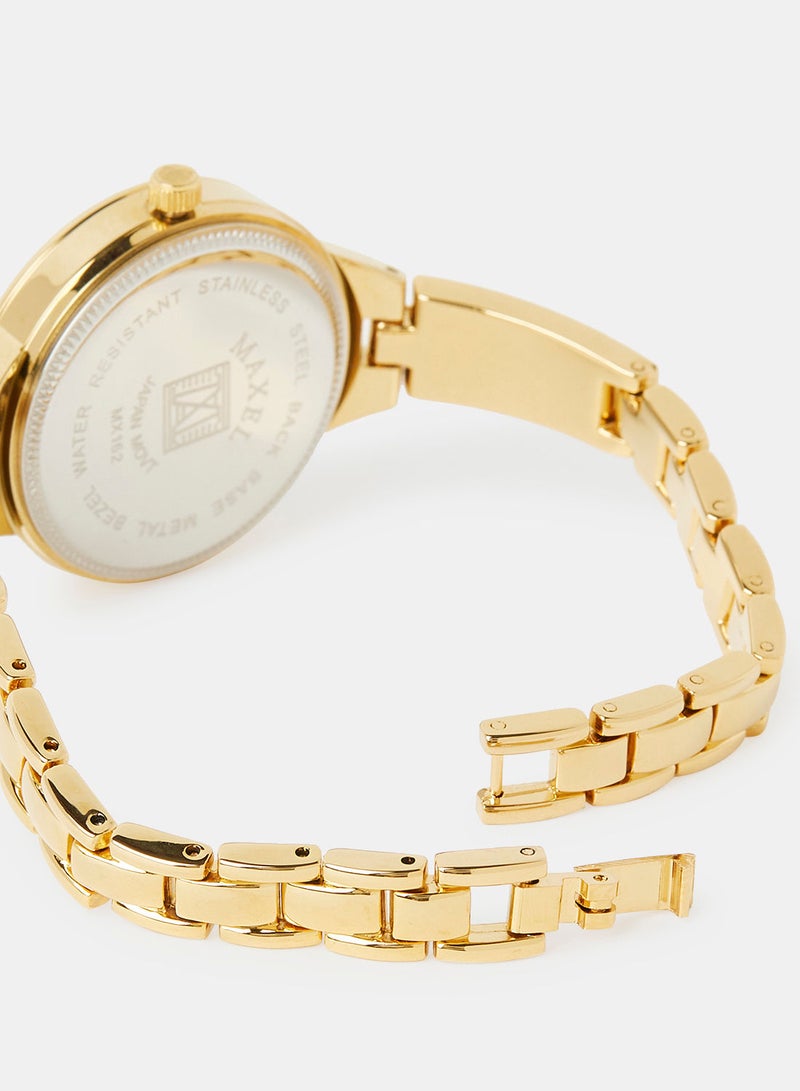 Maxel Women's Fashion Waterproof Analog Wrist Watches MX128 - 28mm - Image 3