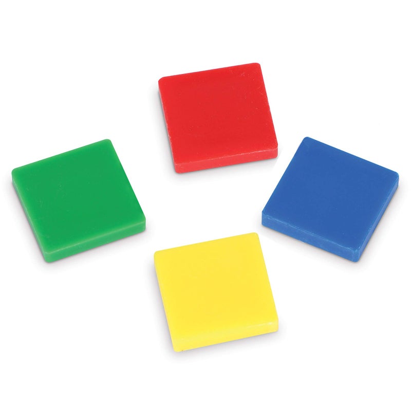 Learning Resources Square Color Tiles, Counting, Sorting Toy, Set of 400 in 6 Colors, Ages 4+ - Image 3