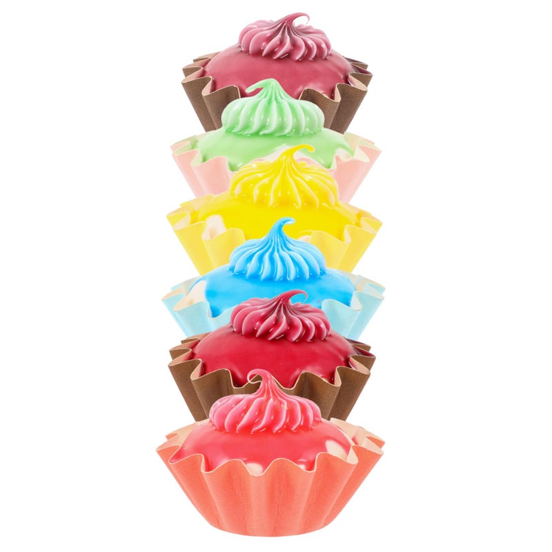 Realistic Artificial Dessert Models 6PCS Faux Food Display Props For Tabletop Decoration - Image 2