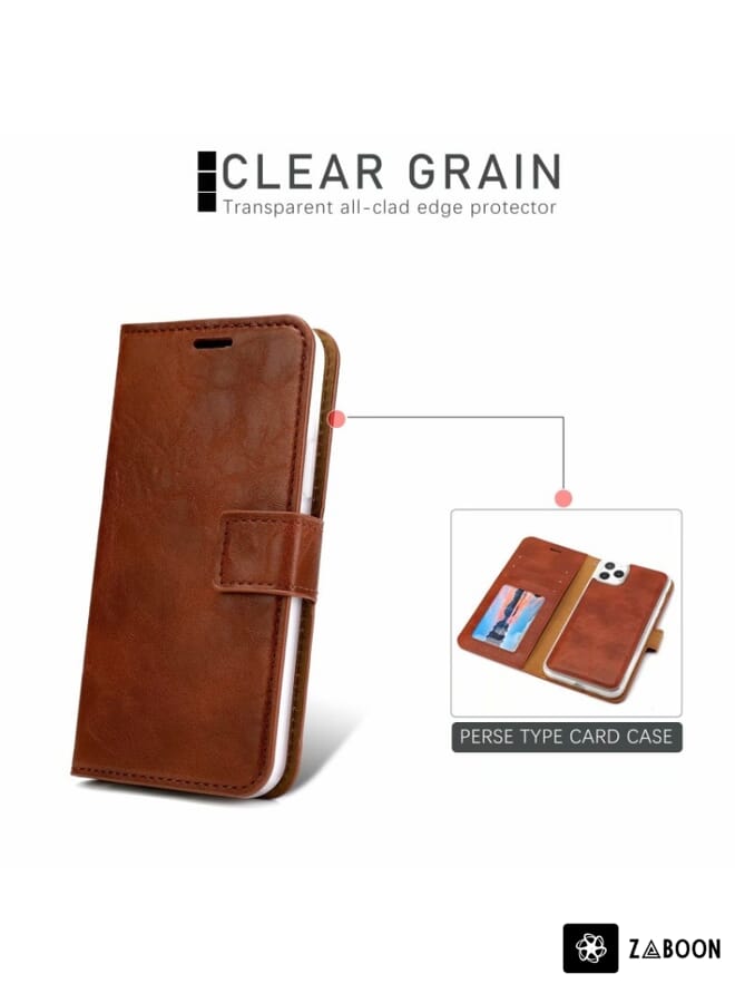 Zaboon Protective Case For Blackview A53 / A53 Pro Skin Feel Magnetic Leather - Image 2