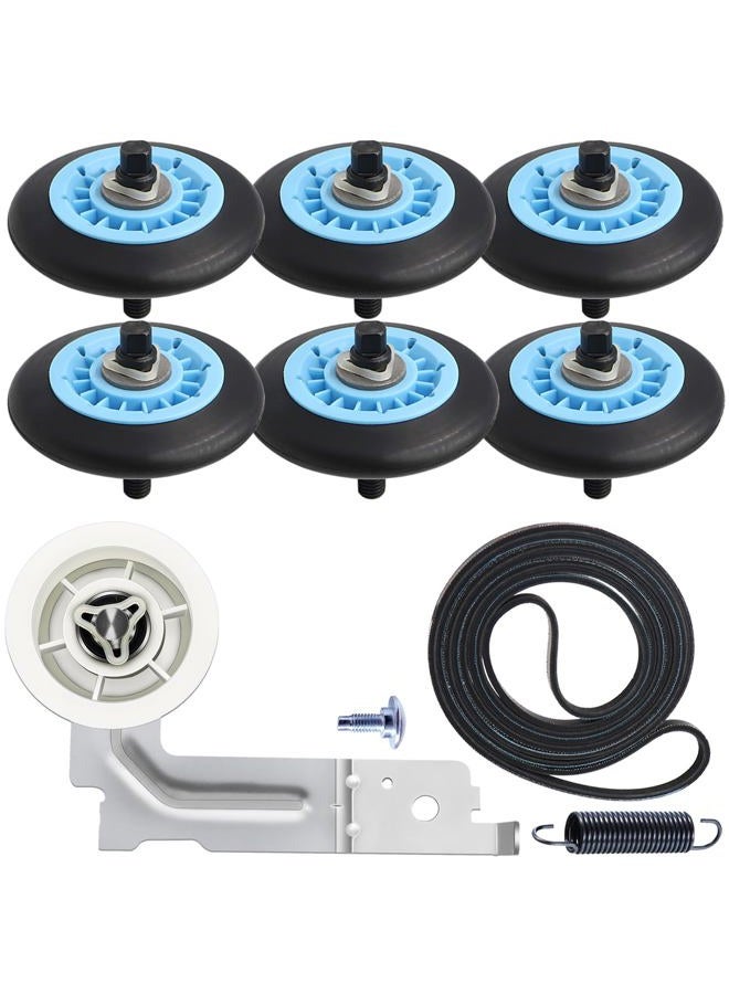 MONKEMON Upgraded Sam-Sung Dryer Repair Kit Compatible with Samsung Dryer Roller Replacement Kit, Replacement for Samsung Dryer Parts DC97-16782A 6602-001655 DC93-00634A - Image 1