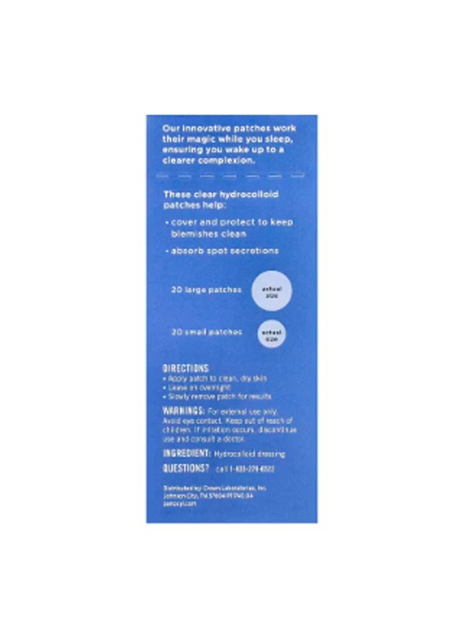 PanOxyl - PM Overnight Spot Patches, 40 Patches - Image 1