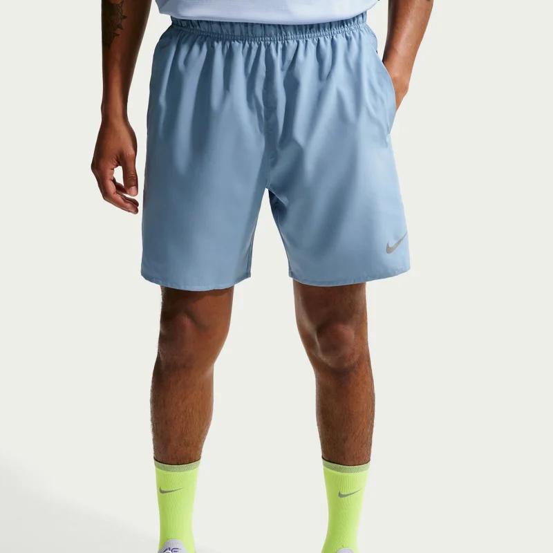 Nike Blue Men's Challenger Dri-FIT Unlined Running Shorts for Men | Best Price UAE