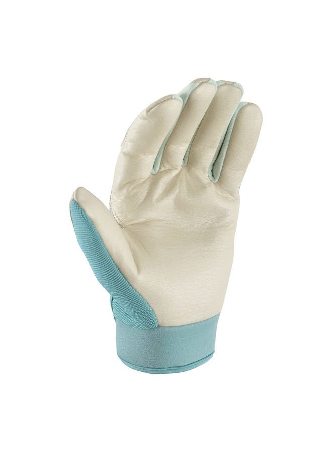 Wells Lamont Women's Hybrid Work/Gardening Gloves | Water-Resistant HydraHyde Leather | Small (3204S) - Image 2