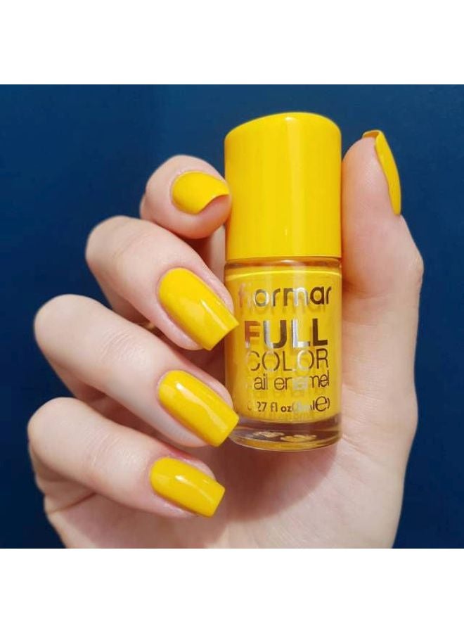 flormar Full Color Nail Enamel 47 Lemoncello - Image 3