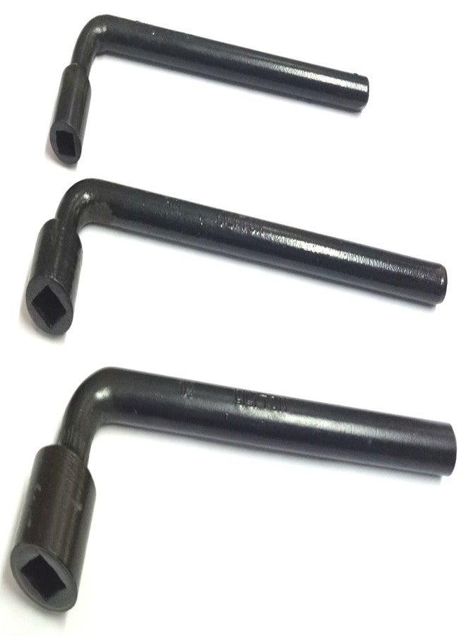 LOVELY® Lilyton 8 10 12.5 MM L Spanner/L Pana Carbon Steel - 1 Set of 3 Sizes - Image 3