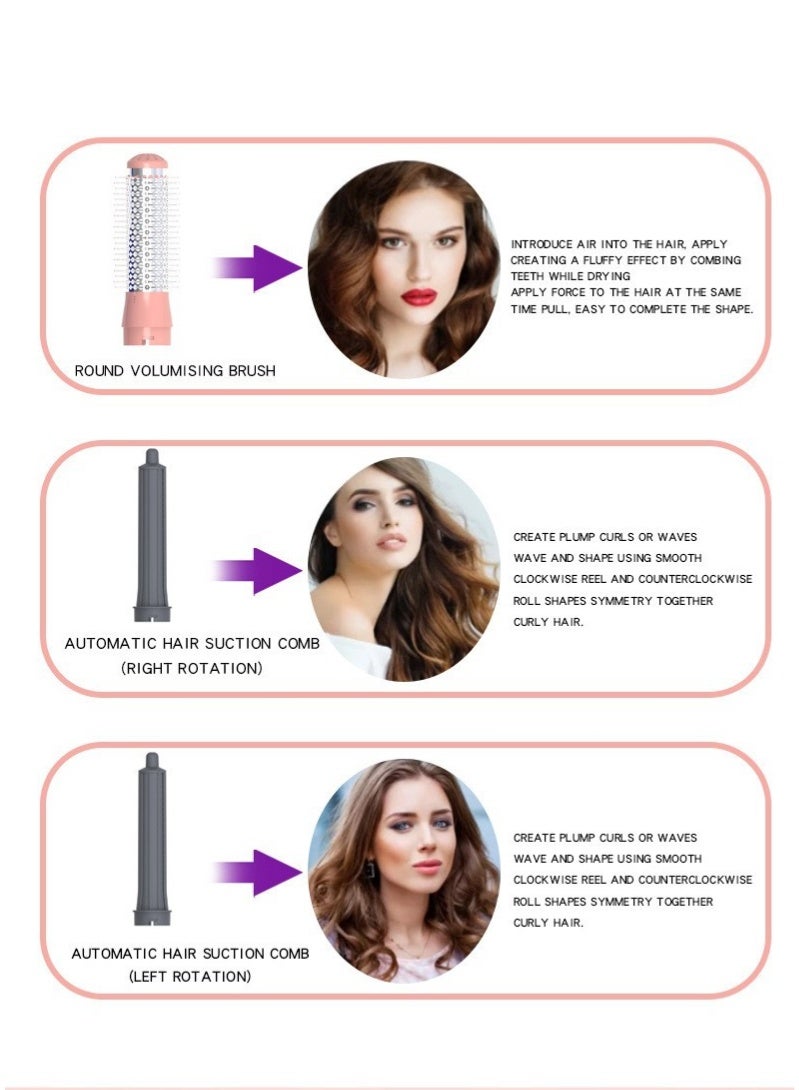 CAYGA Professional Ionic Hair Dryer - Fast Drying Blower Hair Dryer with Thermo-Control, Low Noise, Includes Hair Diffuser and Concentrator for Perfect Styling - Image 5