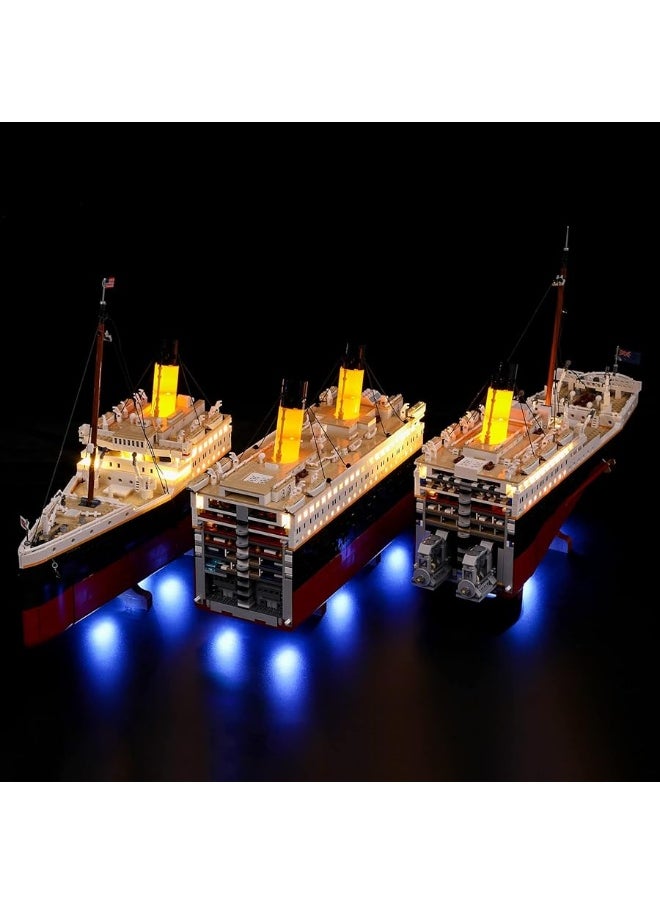 BRIKSMAX - BRIKSMAX Led Lighting Kit for Creator Titanic - Compatible with Lego 10294 Building Blocks Model- Not Include The Lego Set - Image 1
