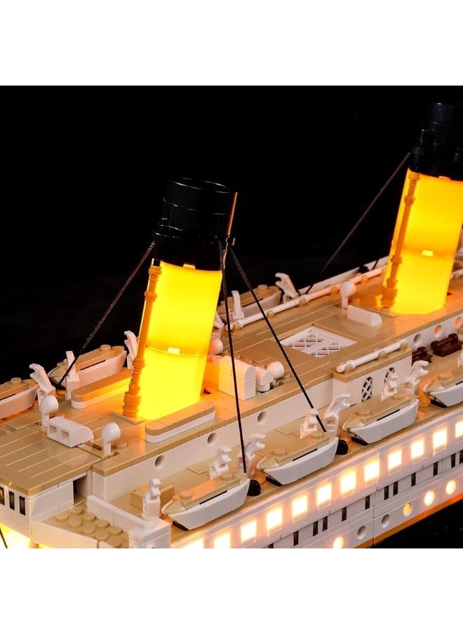 BRIKSMAX - BRIKSMAX Led Lighting Kit for Creator Titanic - Compatible with Lego 10294 Building Blocks Model- Not Include The Lego Set - Image 1