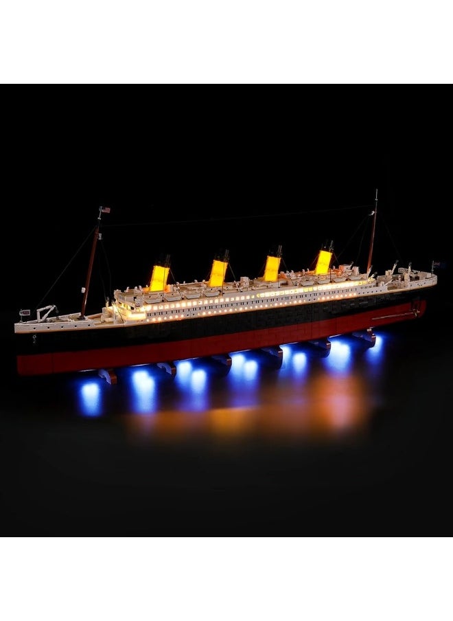 BRIKSMAX - BRIKSMAX Led Lighting Kit for Creator Titanic - Compatible with Lego 10294 Building Blocks Model- Not Include The Lego Set - Image 1