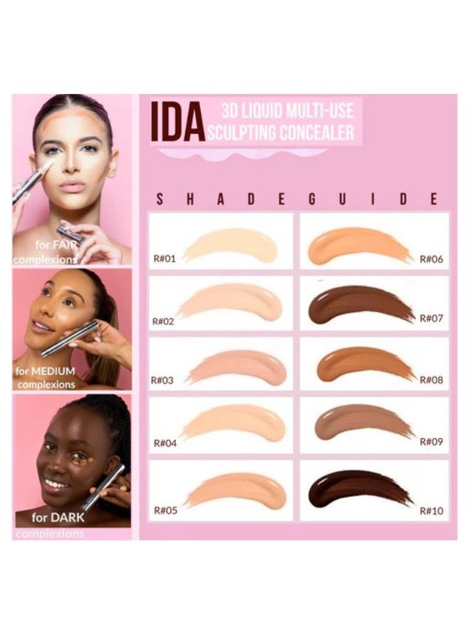 IDA Beauty - 3D Liquid Multi - Use Sculpting Concealer R#01 - Image 1