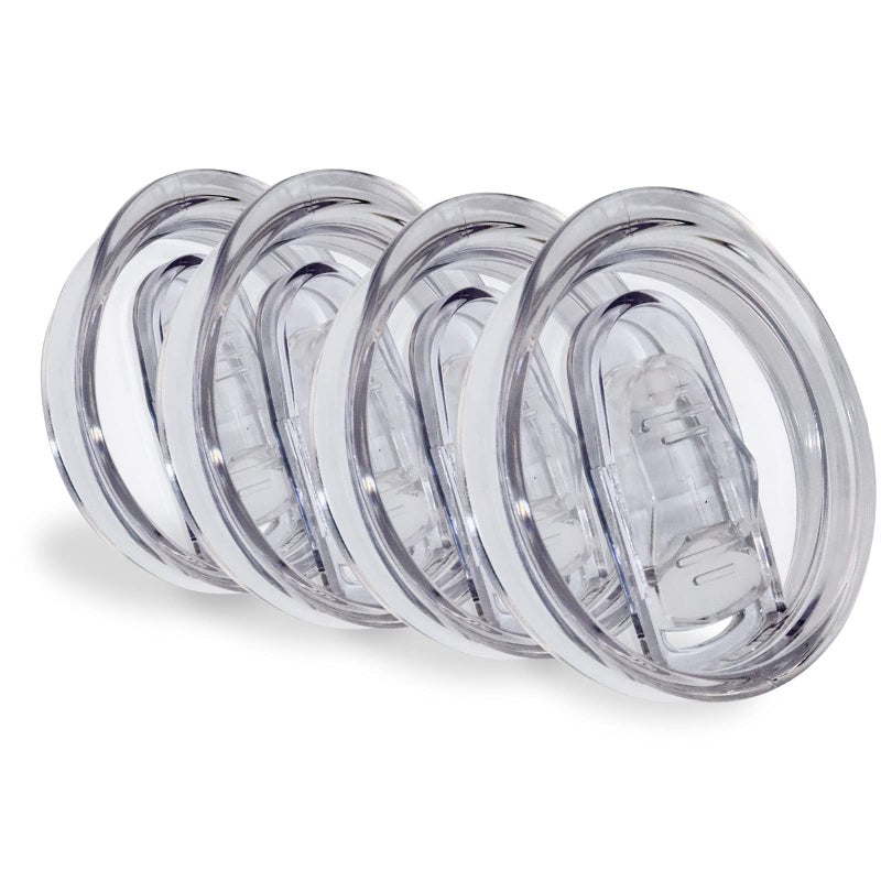 Xccme 12Oz Wine Tumbler Replacement Lids 4 Pack Spill Proof Splash Resistant Silicone Sliding Covers Straw Friendly  Bpa Free.Inner Diameter:2.8''2.8'' - Image 3
