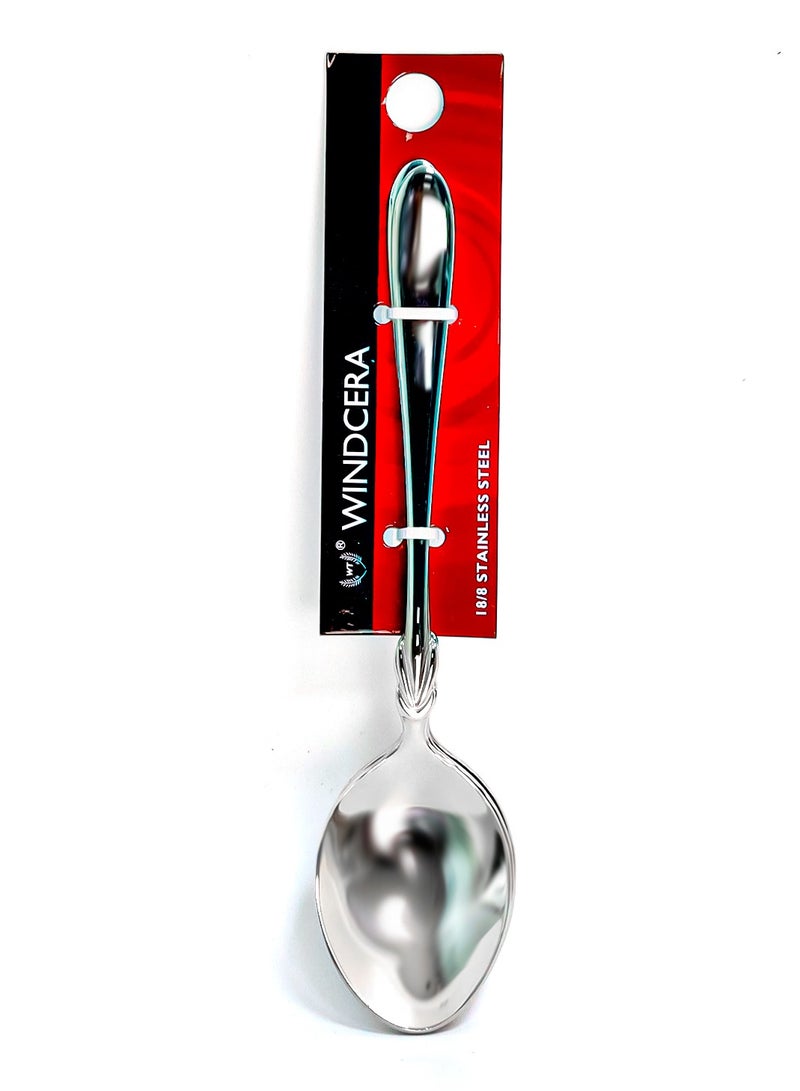 WINDCERA مجموعة ملاعق حلوى 3 قطع من الفولاذ المقاوم للصدأ للاستخدام المتعدد - Image 1