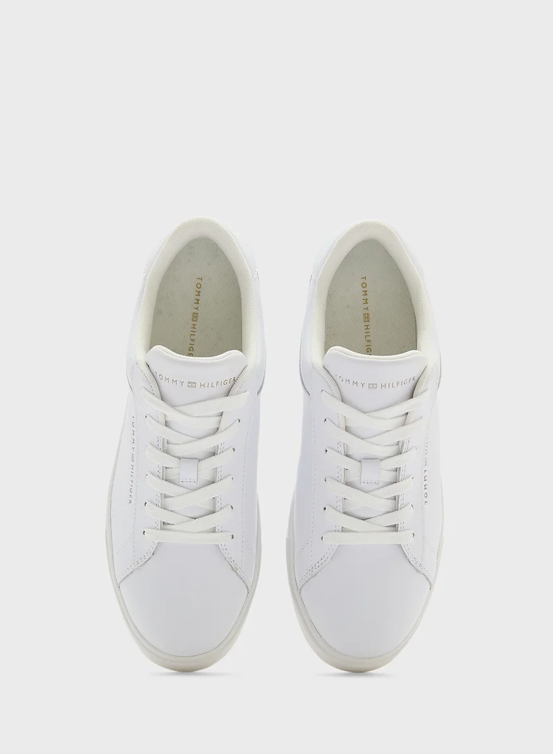 TOMMY HILFIGER Logo Detail Lace Up Low Top Sneakers