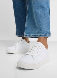 TOMMY HILFIGER Logo Detail Lace Up Low Top Sneakers  - Image 5