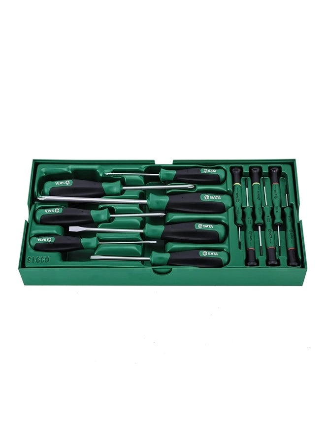Sata 13 Pieces Combination Screwdriver Set - ST09913SJ  - Image 1