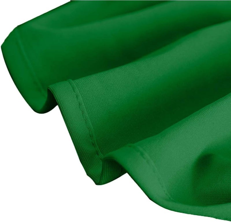 SINSSOWL 100 Pack Spandex Dark Green Chair Sashes for Wedding Stretch Chairs Bows Bands with Buckle for Party Birthday Banquets Engagement Christmas Events Decorations (Dark Green) - Image 5