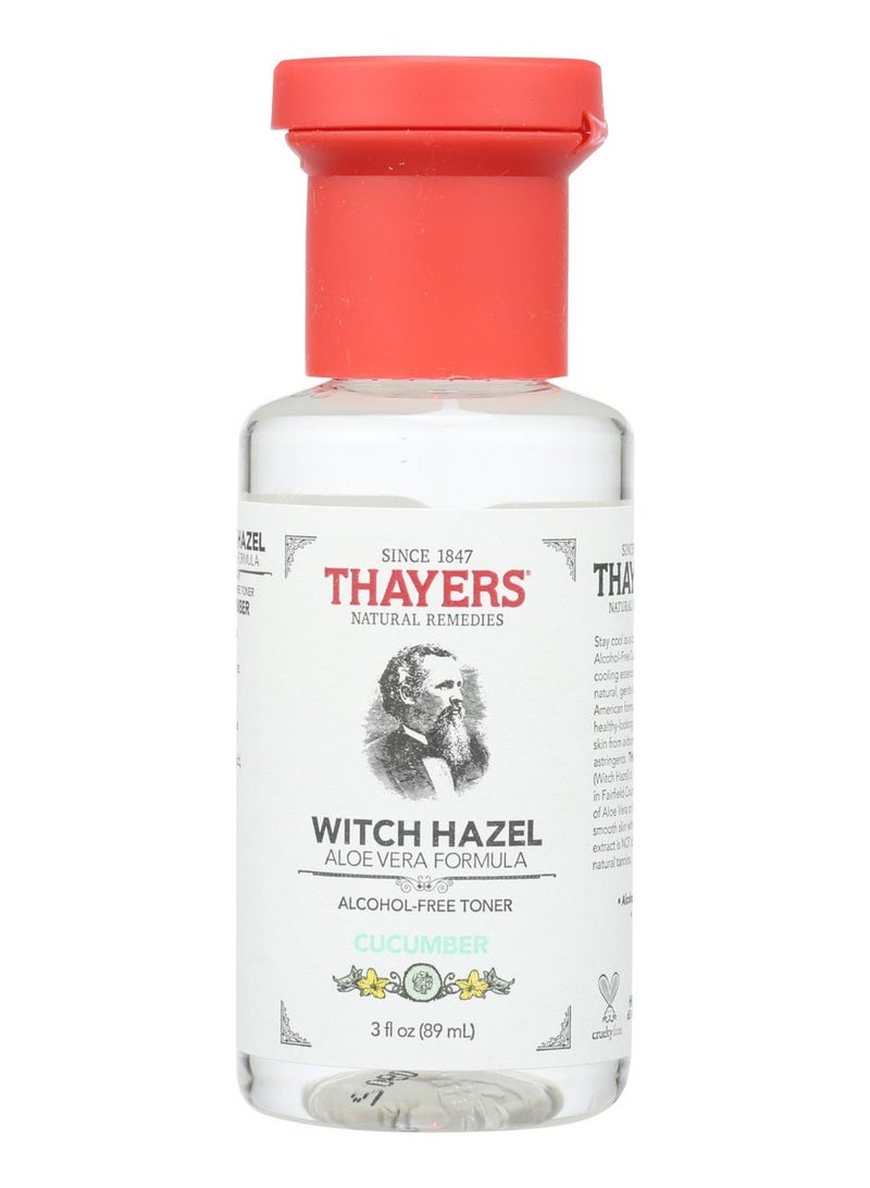 THAYERS Thayers Witch Hazel Facial Toner Spray with Cucumber and Aloe Vera 89 ml - Image 1