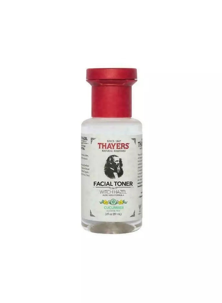 THAYERS Thayers Witch Hazel Facial Toner Spray with Cucumber and Aloe Vera 89 ml - Image 2