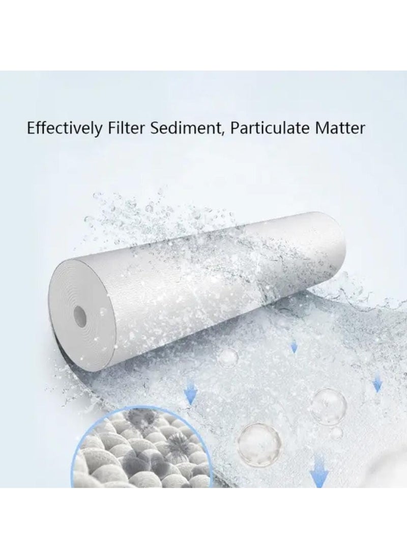 Kana - 3 Stage water Filter, Whole House Water Filter,3-Stage water Filtration, Sets of High Capacity Replacement Pre-Filter Sets for Essence Series Reverse Osmosis Water Filter System Stage 1, 2&3. - Image 1