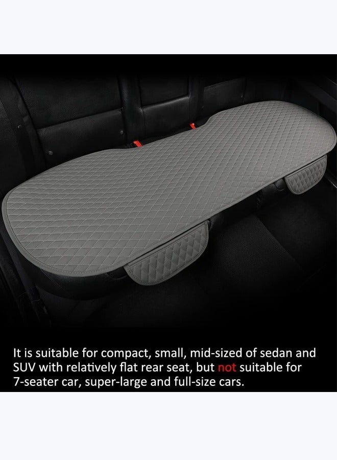 Aikenn 3pcs Universal Car Seat Cushion  Include 1 Pair Front Driver Seat Pad Mat And 1 Rear Bench Cover Universal Breathable Thickened Comfort for Automotive Driver Seat Office Chair - Image 3