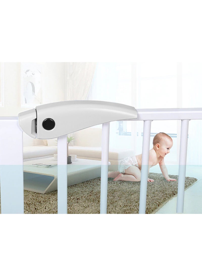 BabySafe بوابة أمان معدنية 10 سم تمديد - أبيض - Image 5