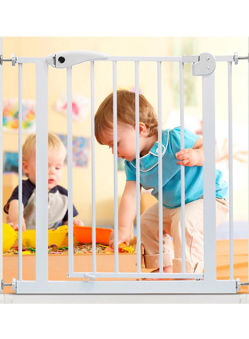 BabySafe بوابة أمان معدنية 10 سم تمديد - أبيض - Image 4