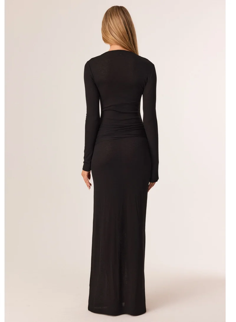 ساندايز Saria Waist Knot Maxi Dress