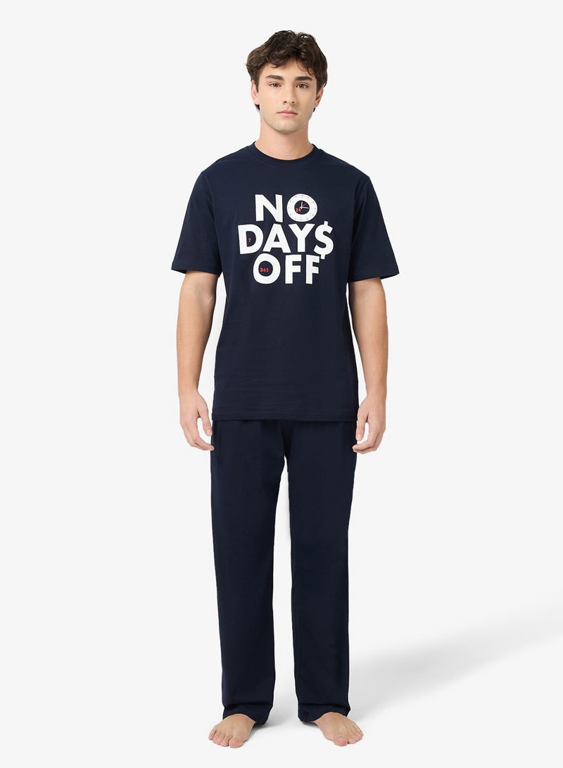 Seventy Five Nightwear T-Shirt and Pant Set - Image 1