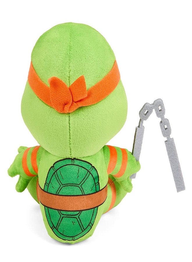 Kidrobot Teenage Mutant Ninja Turtles Michelangelo 7.5 Inch Phunny Plush - Image 4