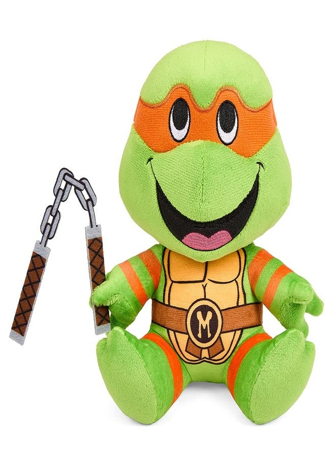 Kidrobot Teenage Mutant Ninja Turtles Michelangelo 7.5 Inch Phunny Plush - Image 1
