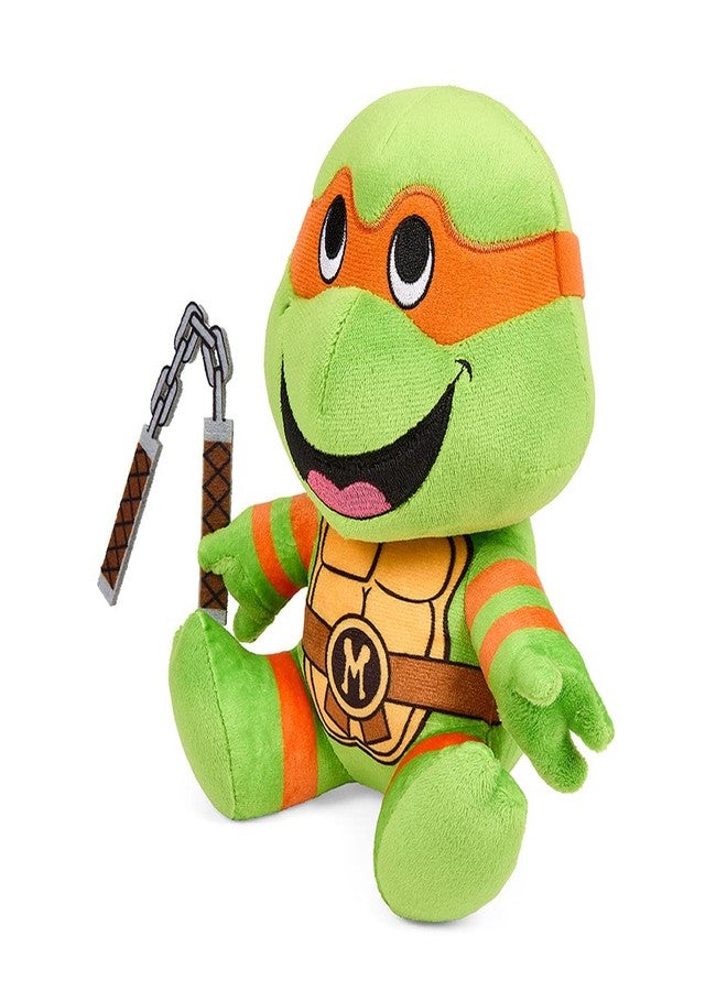 Kidrobot Teenage Mutant Ninja Turtles Michelangelo 7.5 Inch Phunny Plush - Image 2