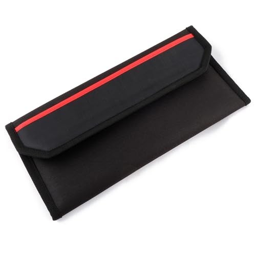 Asraw Polyester Portable Two Wheeler/Car Document Holder, Vehicle Document Organiser (Black, 1) - Image 1