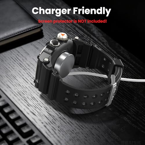 Delidigi Rugged Case with Band for Apple Watch Ultra 3/2/1 (49mm)-Military Grade Shockproof Protection, Lightweight Tactical Strap for Men-Includes Reinforced Metal Bumper Cover (No Screen Protector) - Image 4