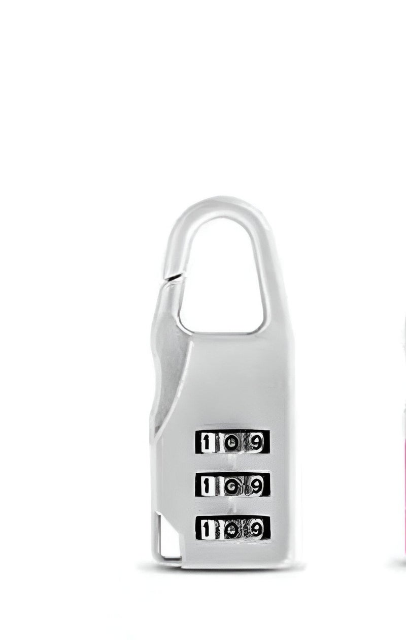 Mini Locks - A Set of Small Secure Combination Locks for Luggage and Backpacks, Adjustable and Reusable with 3-Digit Codes for Added Safety (option 4) - Image 1