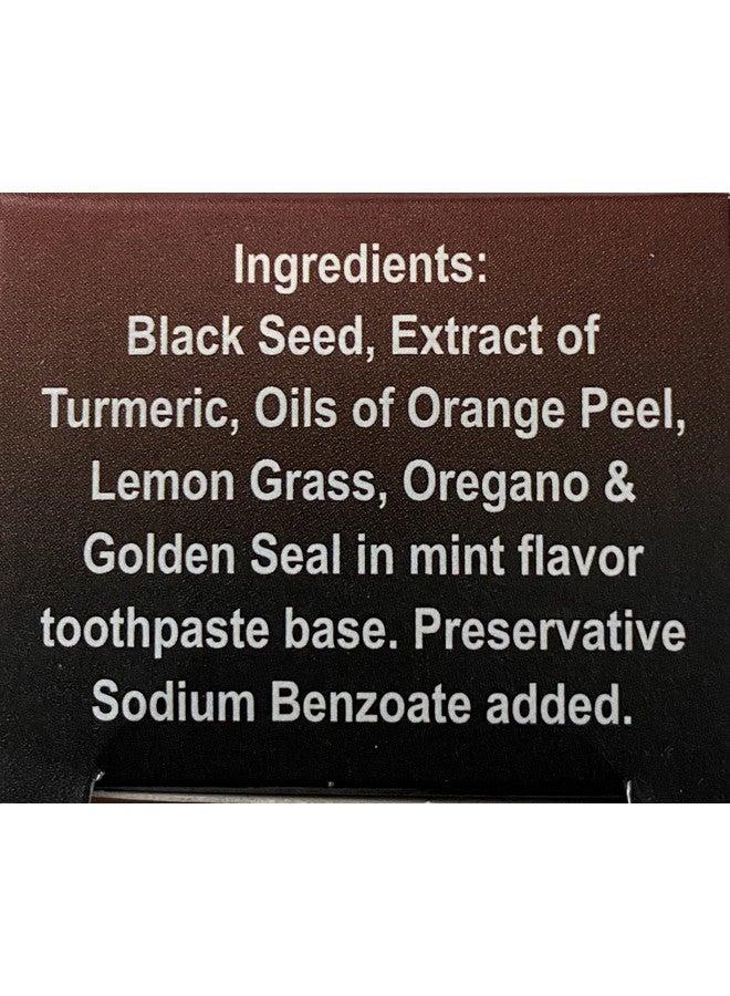 Essential Palace Organic Black Seed Essential Toothpaste 5 In 1 100% Fluoride Free & Vegetable Base For Seneitive Teeth. - Image 3