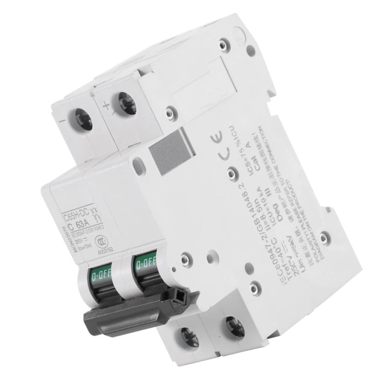 38A DC Miniature Circuit Breaker 10kA B C Trip Din Rail Mount For Solar Panel Grid System 63A - Image 5
