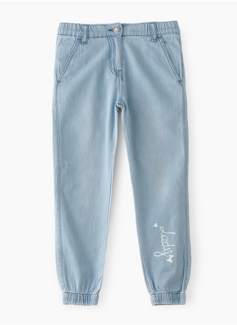 Jelliene - Sunny Explorations: Girls' Breathable Pants Comfy Fun & Spring Adventures - Image 1