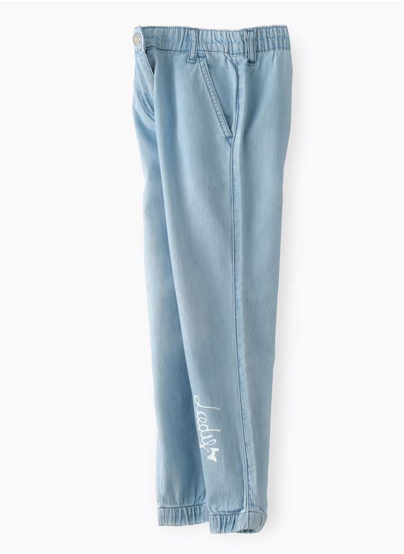 Jelliene - Sunny Explorations: Girls' Breathable Pants Comfy Fun & Spring Adventures - Image 1