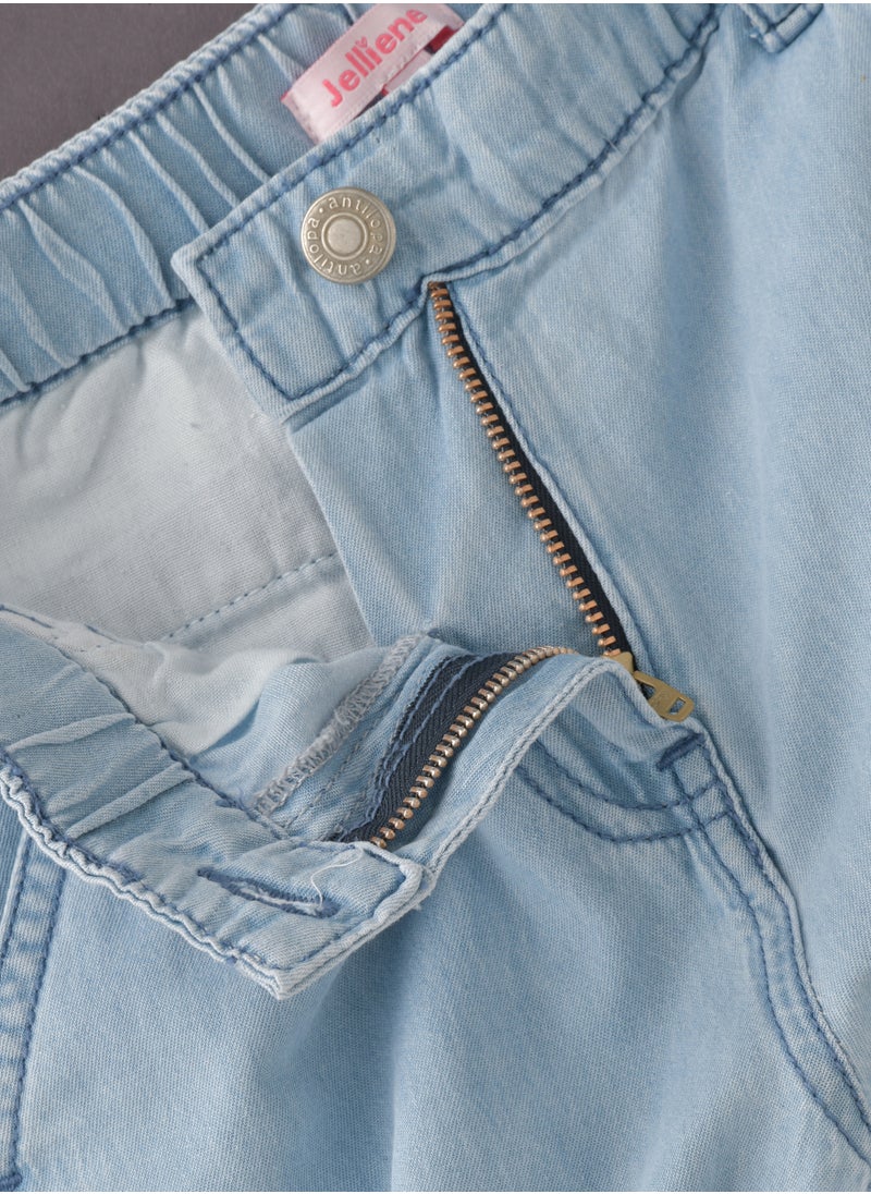 Jelliene - Sunny Explorations: Girls' Breathable Pants Comfy Fun & Spring Adventures - Image 1